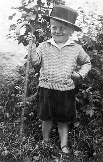 Bertl Müller als Kind